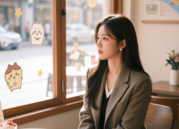 캐릭터 카페의 오후
