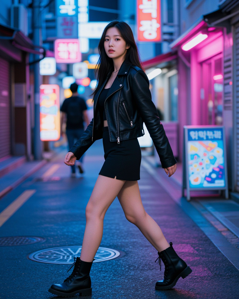 네온 거리의 주인공