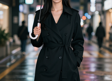 빗속의 시크함