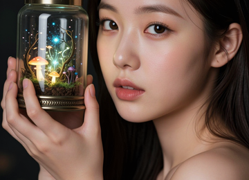 유리병 속의 작은 숲