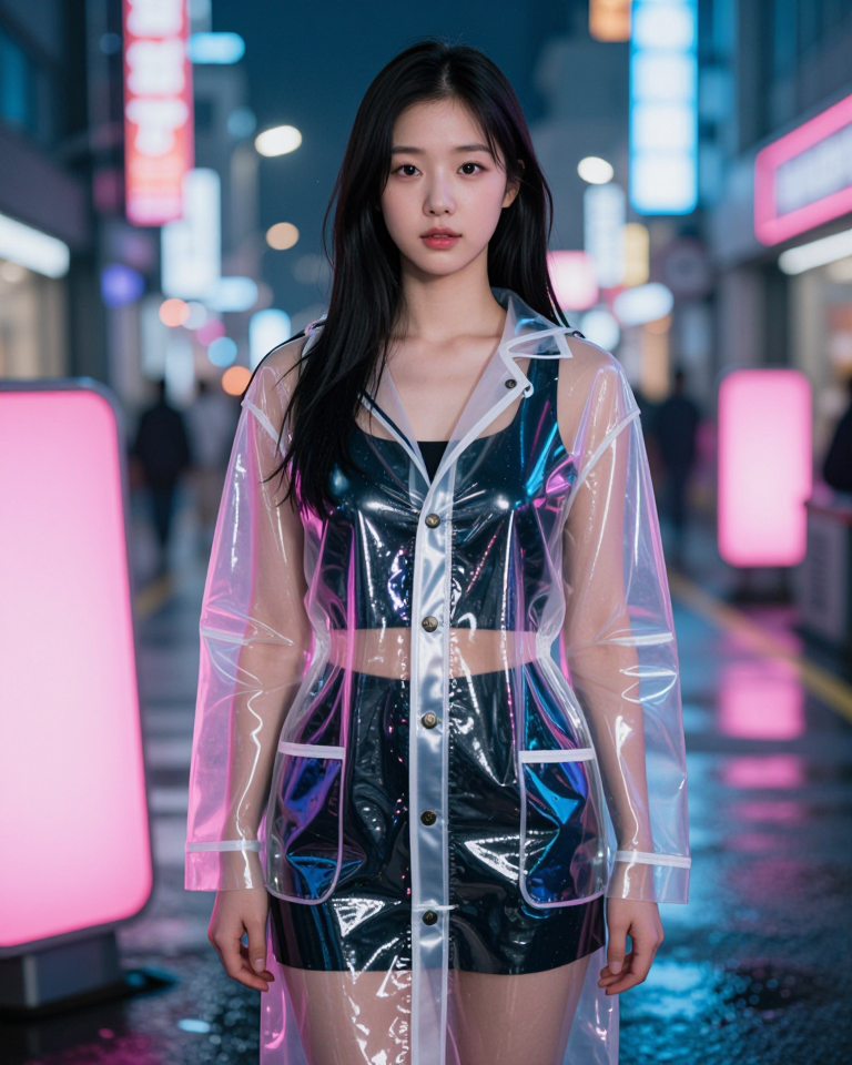 투명한 도시의 밤