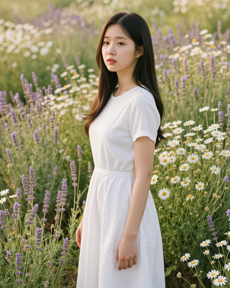 꽃밭의 소녀