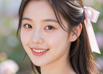 리본 달린 소녀