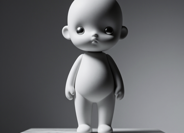 모던 미니멀 인형