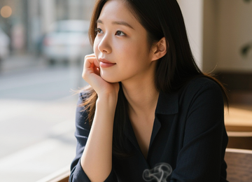 오후의 카페 시간