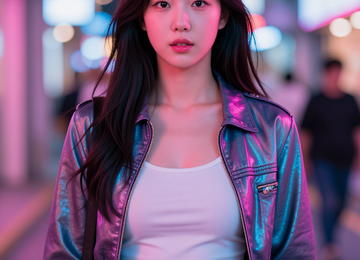 네온 빛 서울의 밤