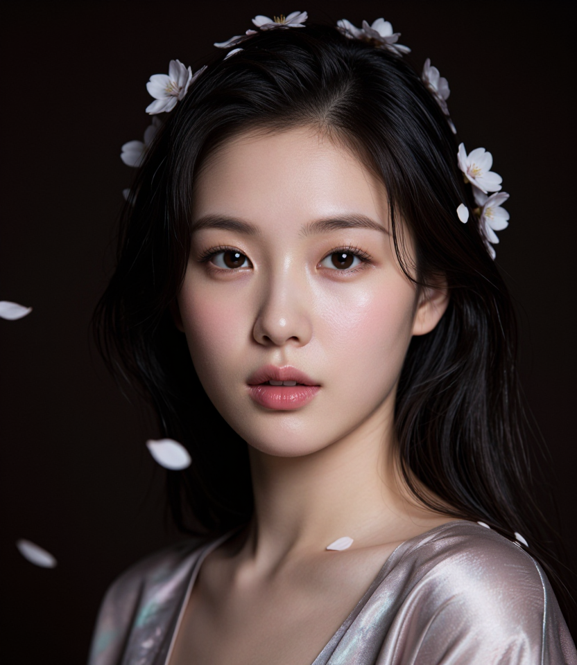 꽃잎과 함께하는 순간