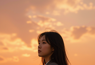 하늘 예쁘다