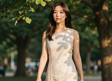 햇살 아래 산책