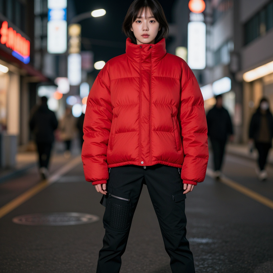강렬한 레드 스트릿 무드