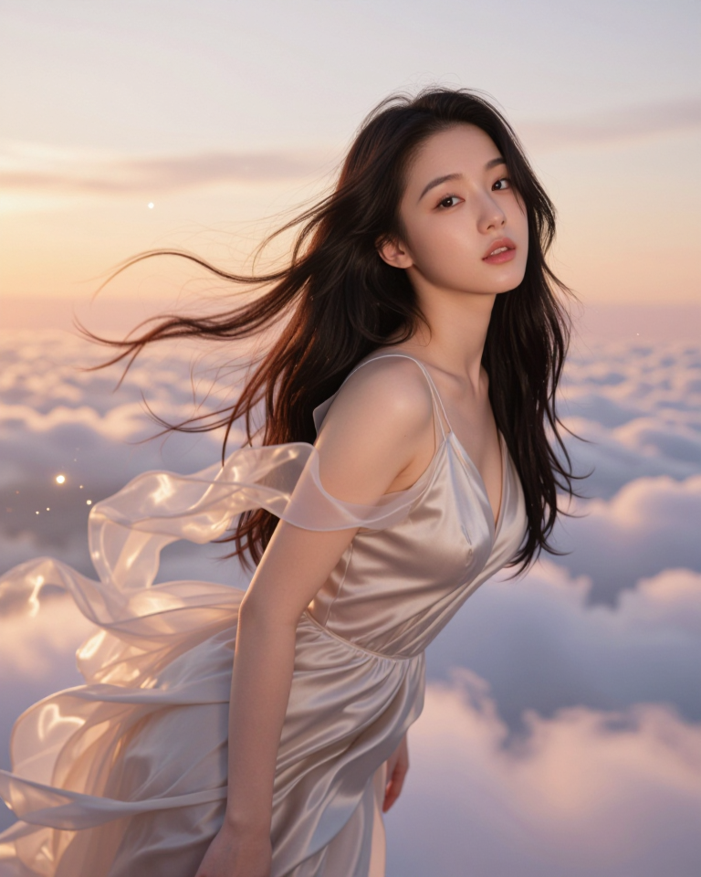 구름 위에 떠 있는 나 (진짜임)