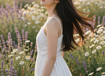 꽃밭 속의 산책
