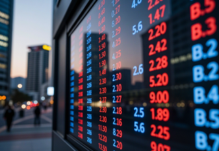 KOSPI 200 주요 종목 종가 및 등락 현황