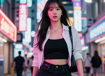 네온 도시