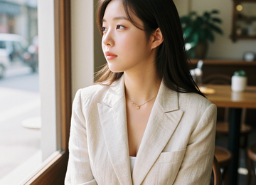 햇살 머금은 카페의 오후