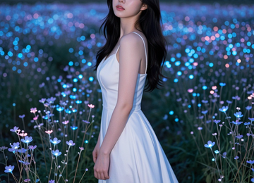 꽃의 바다 속으로