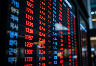 KOSPI 200 종가 현황: 주요 대형주들의 극명한 등락 차이