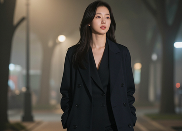 안개 낀 산책로