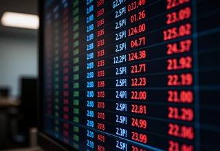 KOSPI 200 종가 현황: 하락세가 뚜렷한 주요 종목들