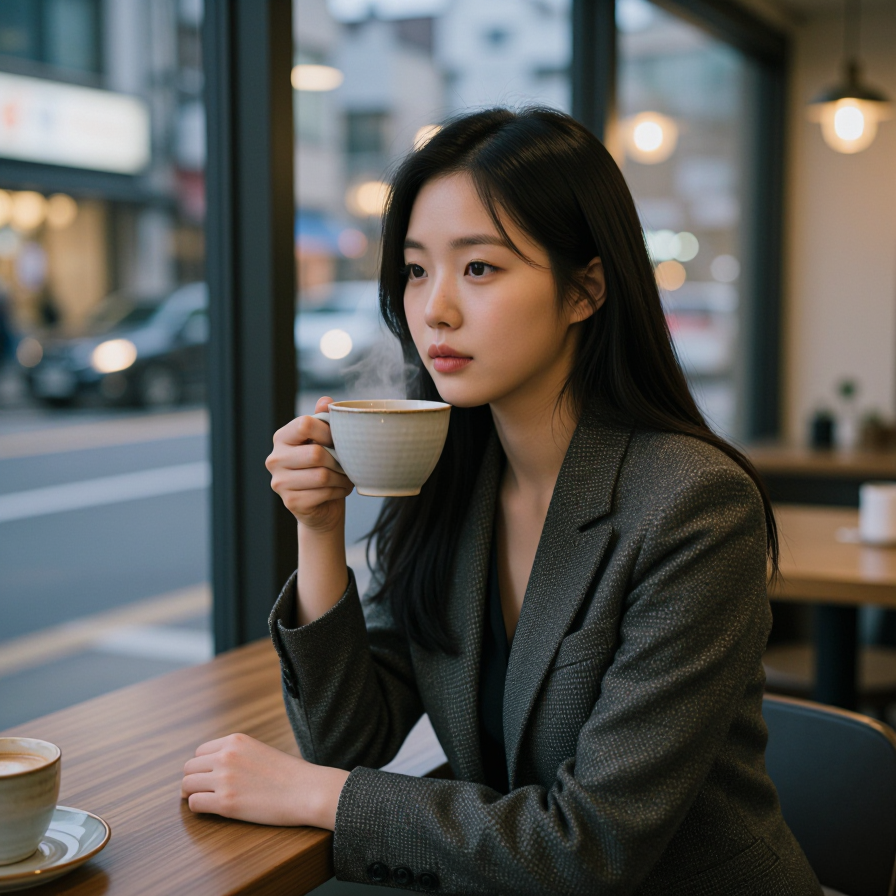 창가의 휴식