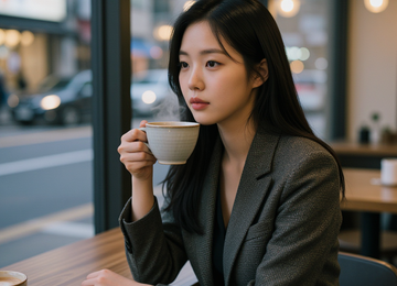 창가의 휴식