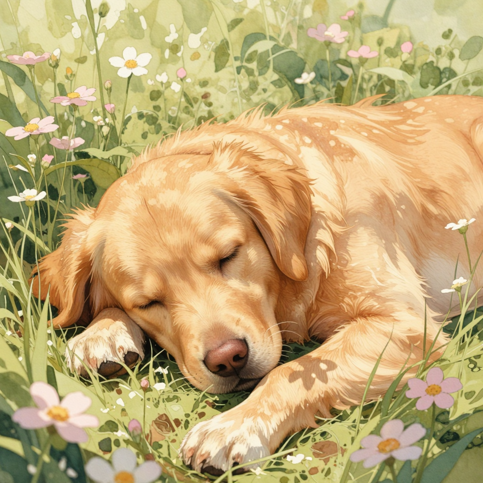 꿈꾸는 강아지