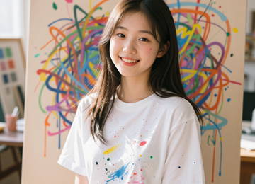색채 속의 소녀