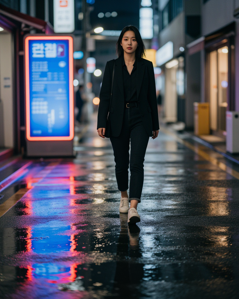 서울의 밤거리