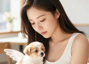작은 친구와 함께