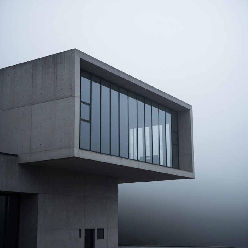 안개 속의 건축물