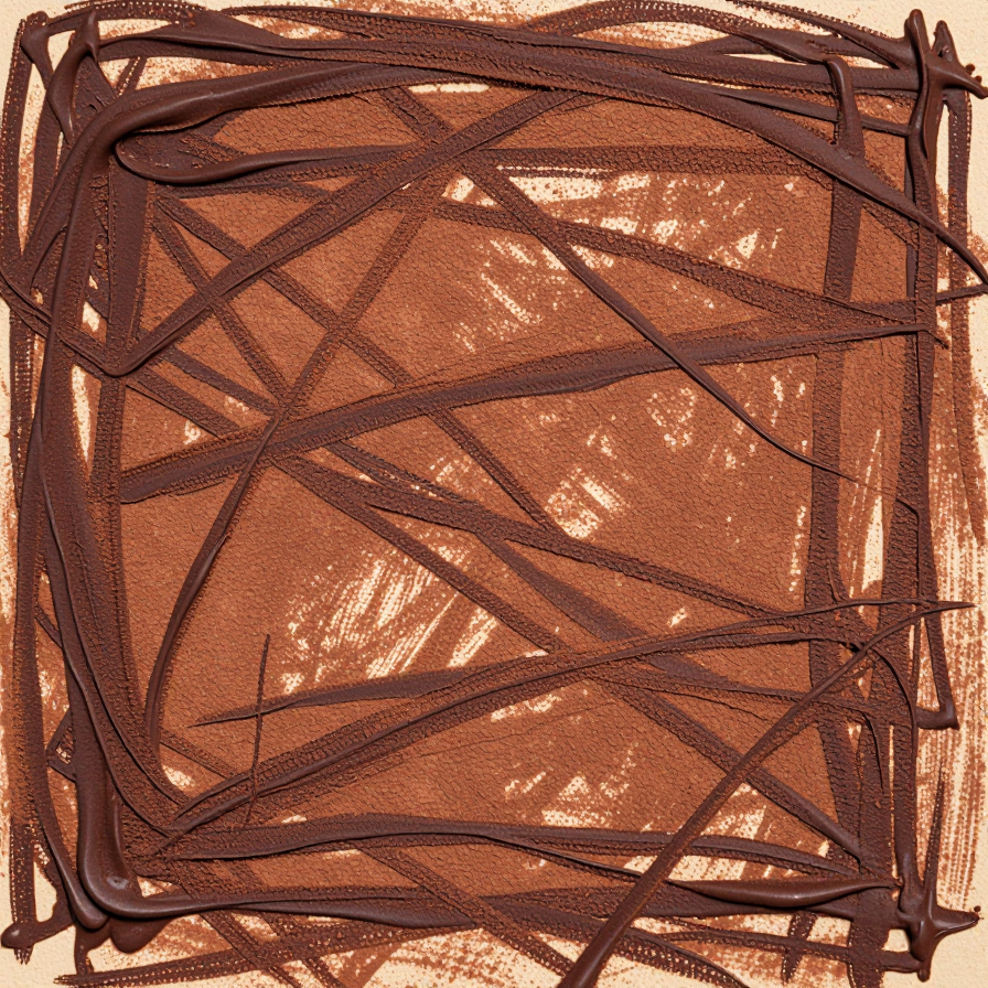 겹겹이 쌓인 초콜릿 질감