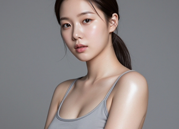 은빛 광택의 운동선수