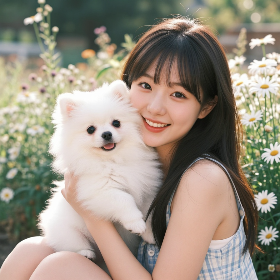 햇살 아래 우리 둘