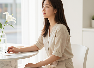 햇살 가득한 스튜디오