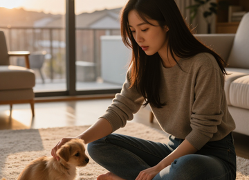 평온한 간식 시간