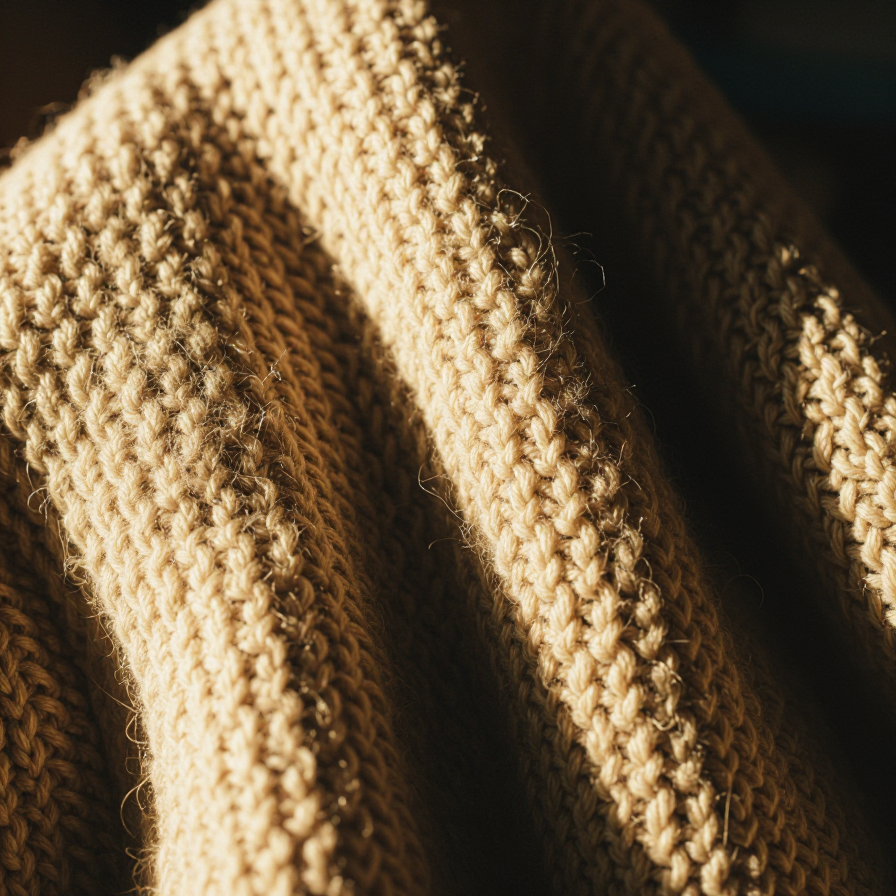 빈티지한 니트 질감