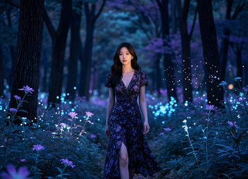마법의 밤 산책로
