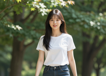 햇살 가득한 공원 산책