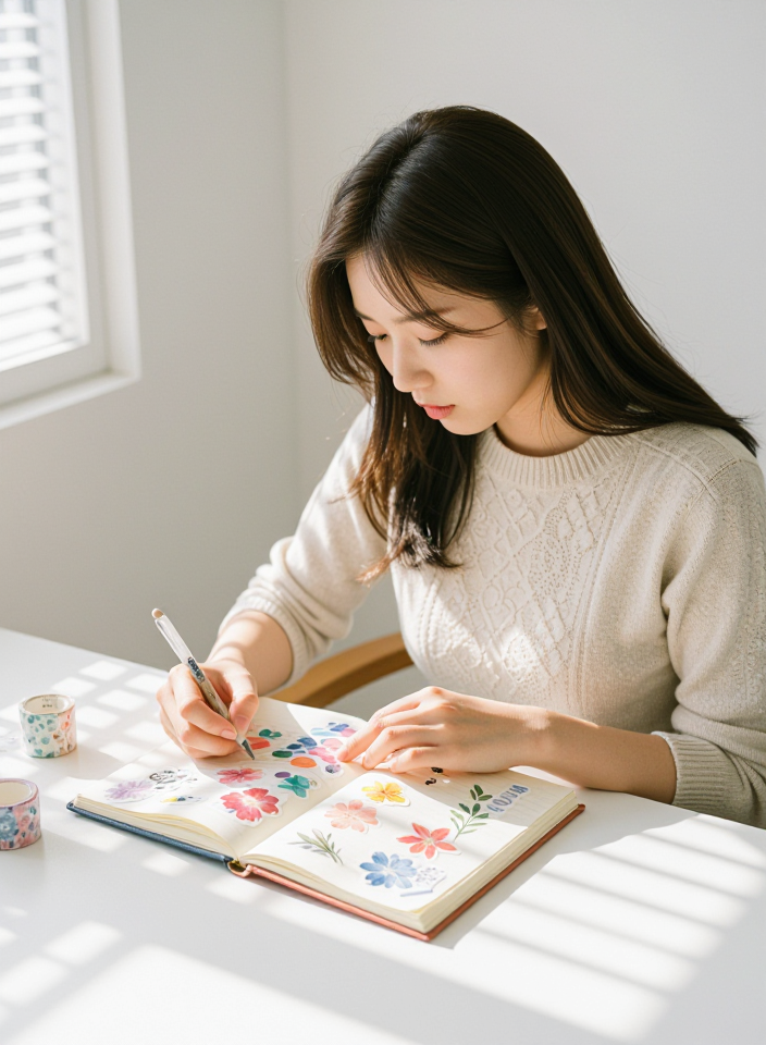 다이어리 꾸미기 기록