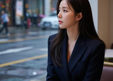 창가에서의 달콤한 시간