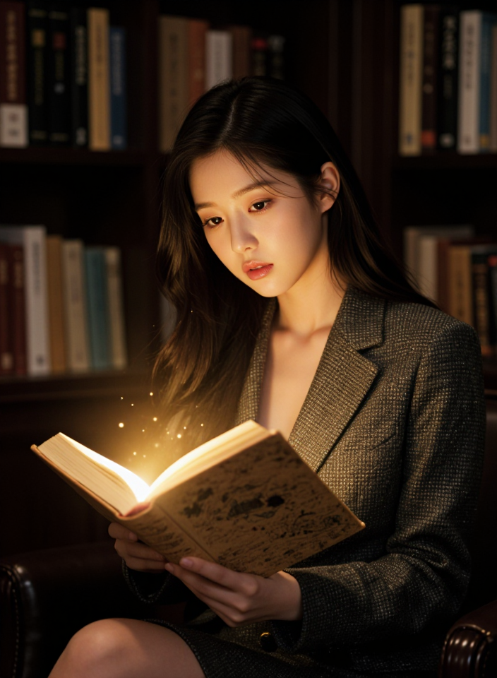 책 속에서 나오는 빛
