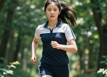 여름 숲속의 질주