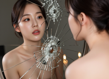 일그러진 반영