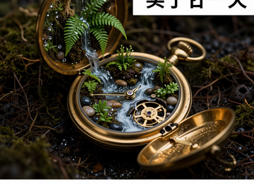 시계 속 작은 숲