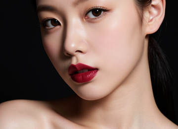 강렬한 레드 립의 유혹