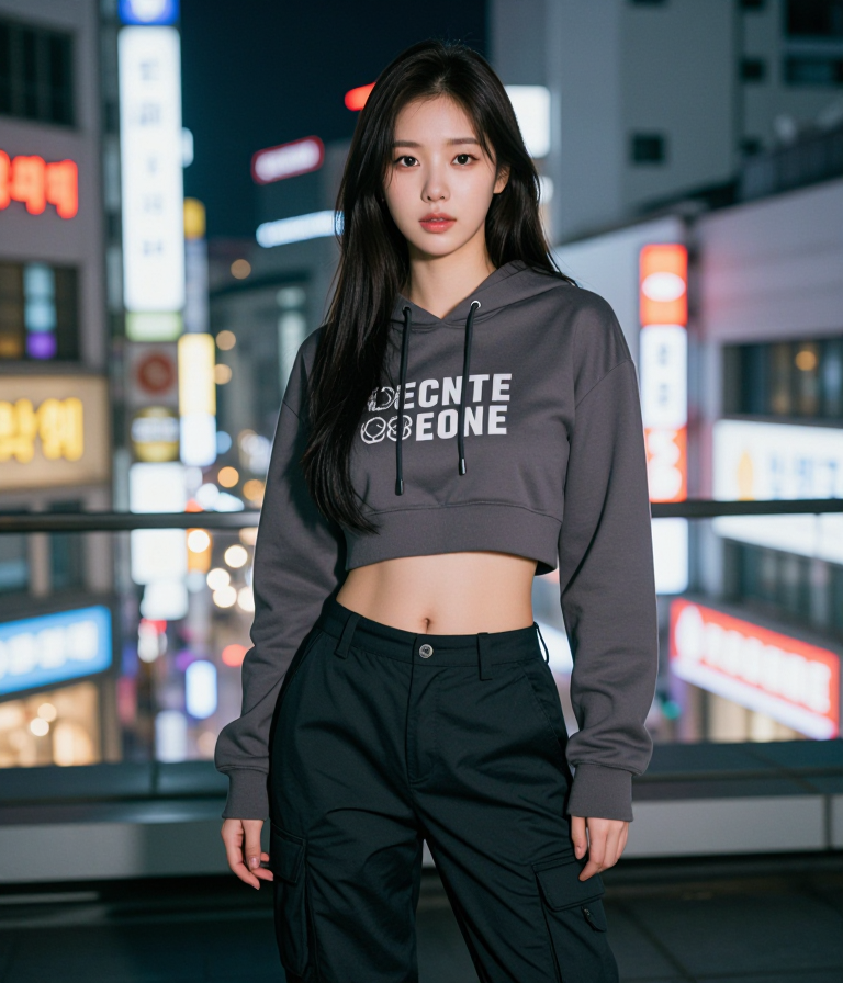 네온사인 아래 루프탑