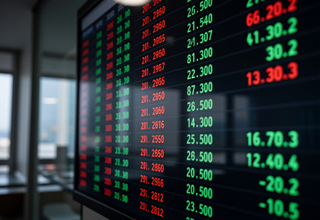 KOSPI 200 주요 종목 종가 현황: 등락이 교차하는 시장의 기록