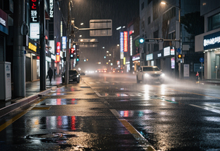 서울 폭우로 주요 도로 통제 및 침수 주의보 발령... 일요일까지 강한 비 예보