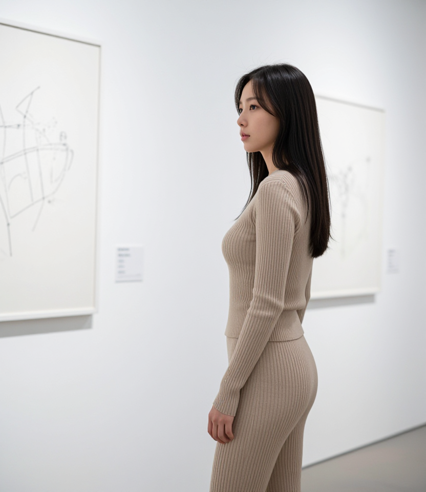 갤러리에서의 우아함