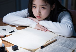 밤샘 작업의 결과물 (눈 밑 다크서클)
